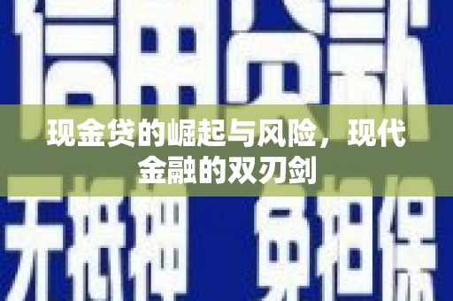 芬园现金贷的崛起与风险，现代金融的双刃剑