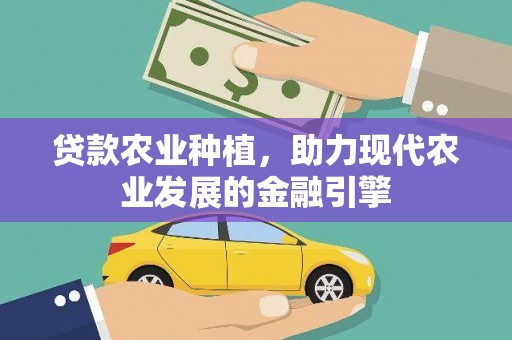芬园贷款农业种植，助力现代农业发展的金融引擎
