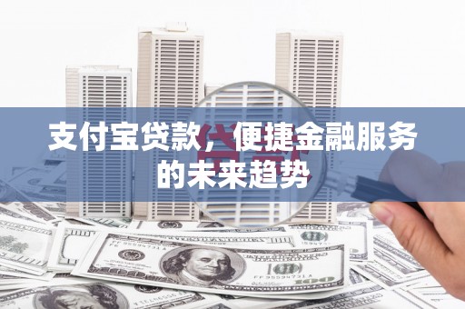 芬园支付宝贷款，便捷金融服务的未来趋势