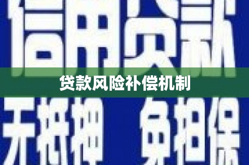 芬园贷款风险补偿机制