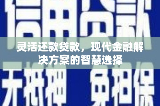 芬园灵活还款贷款，现代金融解决方案的智慧选择