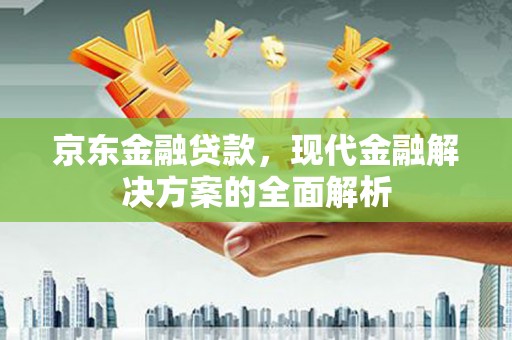 芬园京东金融贷款，现代金融解决方案的全面解析