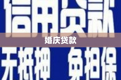 芬园婚庆贷款