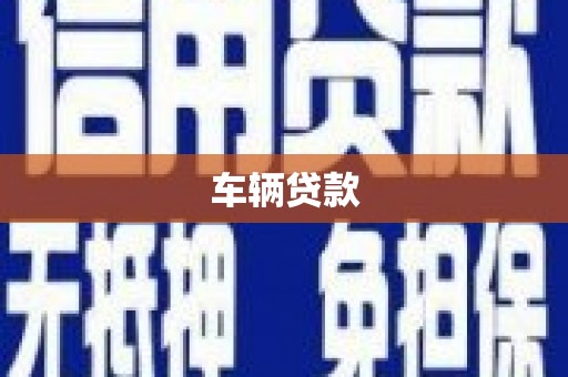 芬园车辆贷款