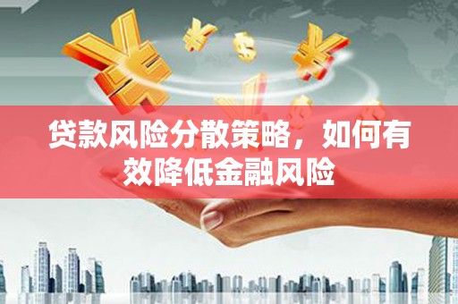 芬园贷款风险分散策略，如何有效降低金融风险
