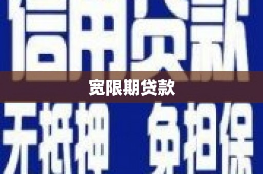芬园宽限期贷款