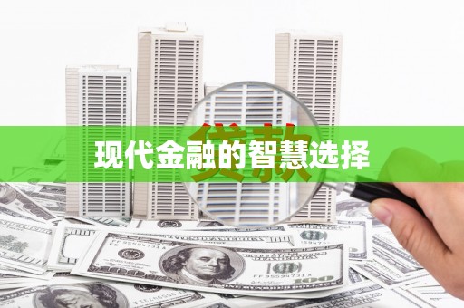 芬园现代金融的智慧选择