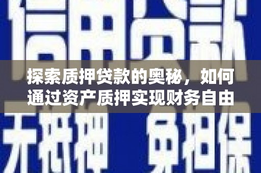 芬园探索质押贷款的奥秘，如何通过资产质押实现财务自由