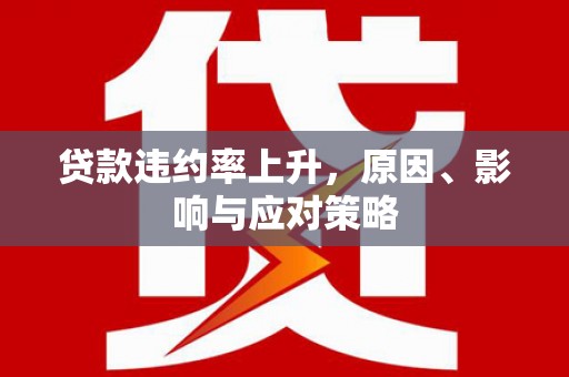 芬园贷款违约率上升，原因、影响与应对策略