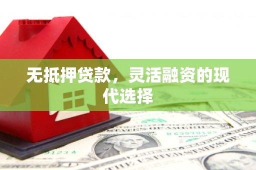 芬园无抵押贷款，灵活融资的现代选择