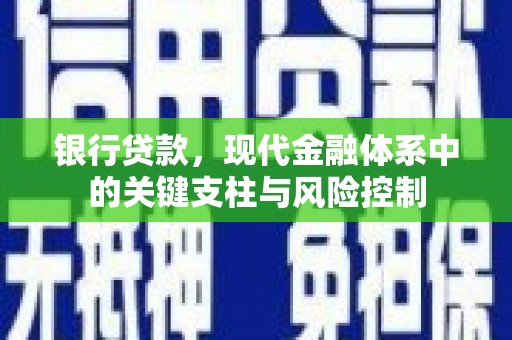 芬园银行贷款，现代金融体系中的关键支柱与风险控制
