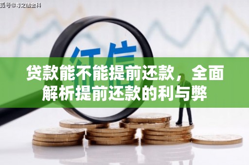 芬园贷款能不能提前还款，全面解析提前还款的利与弊