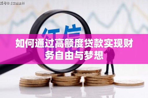 芬园如何通过高额度贷款实现财务自由与梦想