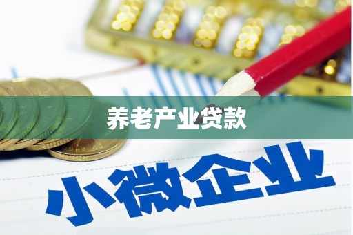 芬园养老产业贷款
